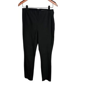 Rag & Bone Trousers Women 6 Black Cotton Blend Slim High Rise Rear Zip Pants